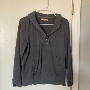 @ Banana Republic Medium Gray Sweater with Pockets
